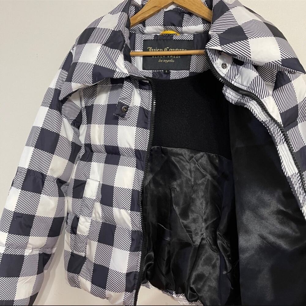 Juicy Couture Black Label Plaid Buffalo Puffer - Picture 6 of 7